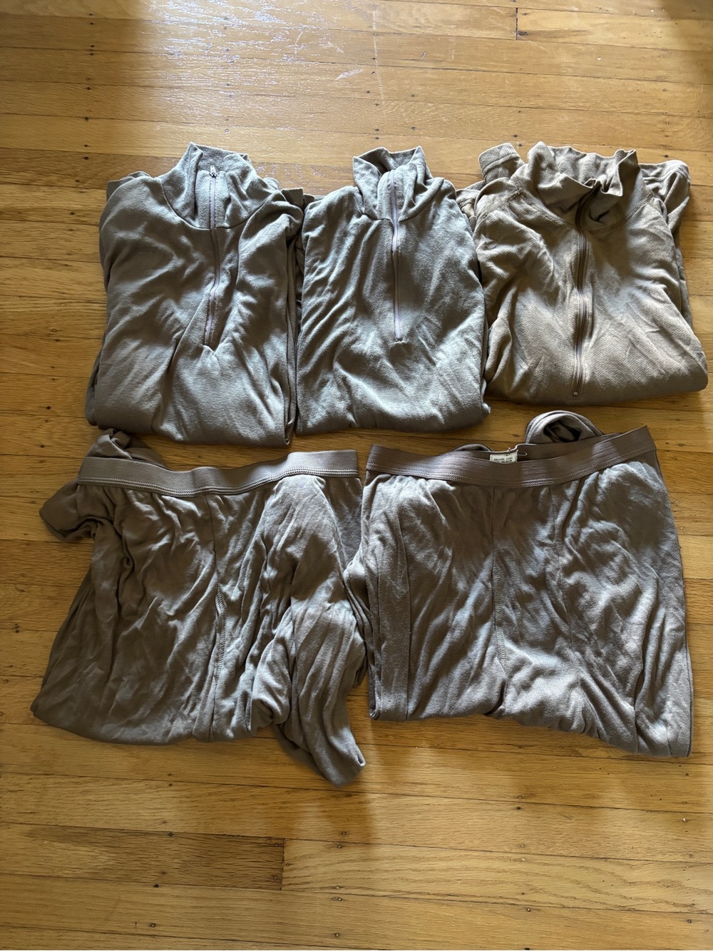 Military Undershirt Long Sleeve And Leggings